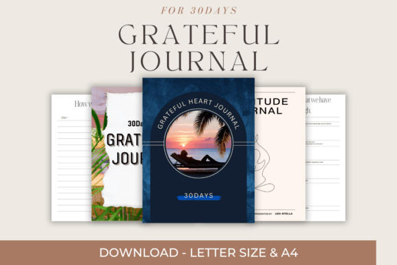 30-Day Gratitude Journal – A4
