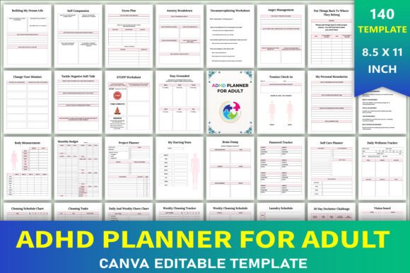 ADHD Planner For Adult