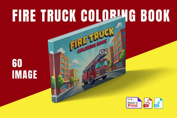 Fire Truck Coloring Book Coloring Page