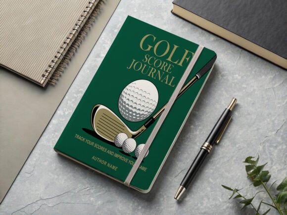 Golf Score Journal Cover Design