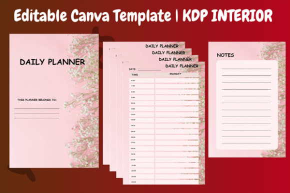 Master Your Day with the Daily Planner Hour by Hour, Editable
