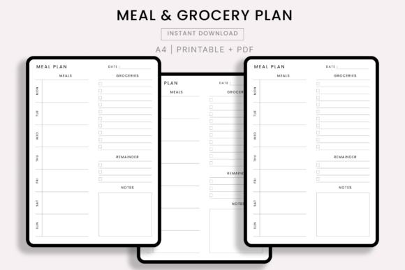Master Your Weekly Meal Planning with a Customizable Grocery Planner