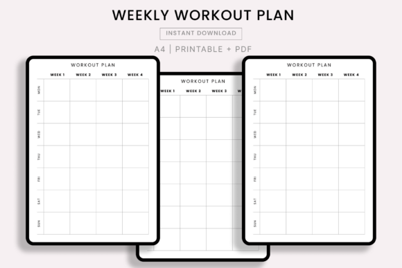 Monthly Workout Plan – Fitness Planner: A Practical Guide to Organizing Your Fitness Routine