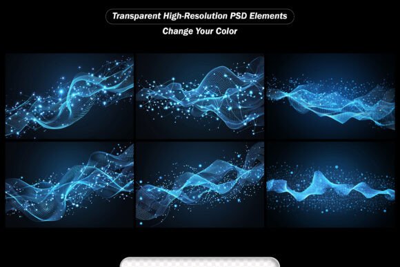 PSD Dotted Techno Web Futuristic: Elevating Your Design Workflow with Professional Light Effects