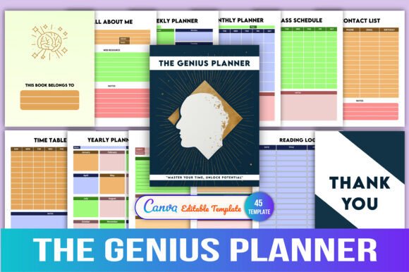 The Genius Planner: Master Your Time, Unlock Potential