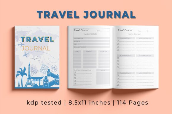 Travel Journal Log Book Book Cover